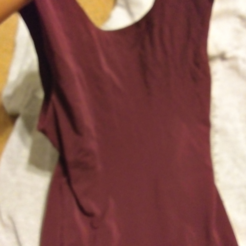 Open back tank top